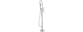 VEVOR Freestanding Bathtub Floor Mount Faucet