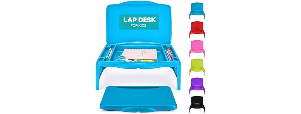 Foldable Kids Lap Tray with Storage