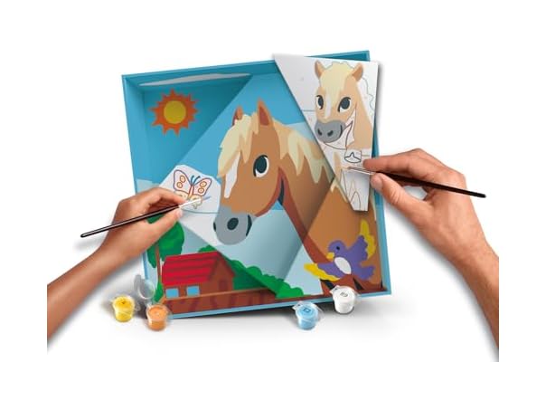 Ravensburger CreArt Do It Together: Horse Paint‑by‑Number Kit