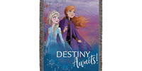 Frozen Woven Tapestry Throw Blanket