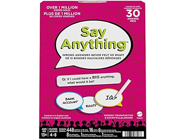 Mattel Say Anything Board Game