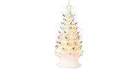 Lakumu 16.5" Table Top Christmas Tree, Hand Painted