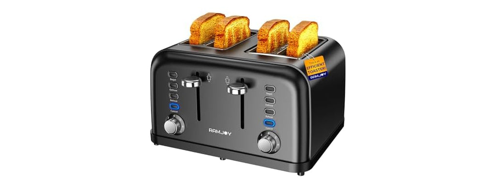 4 Slice Toaster w/ 7 Shade Settings