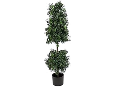 National Tree 4 ft Artificial Boxwood Cone