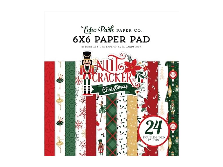 Nutcracker Christmas 6x6 Paper Pad
