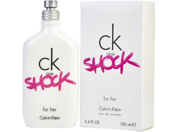 Ck One Shock Calvin Klein EDT Spray  3.4 oz.