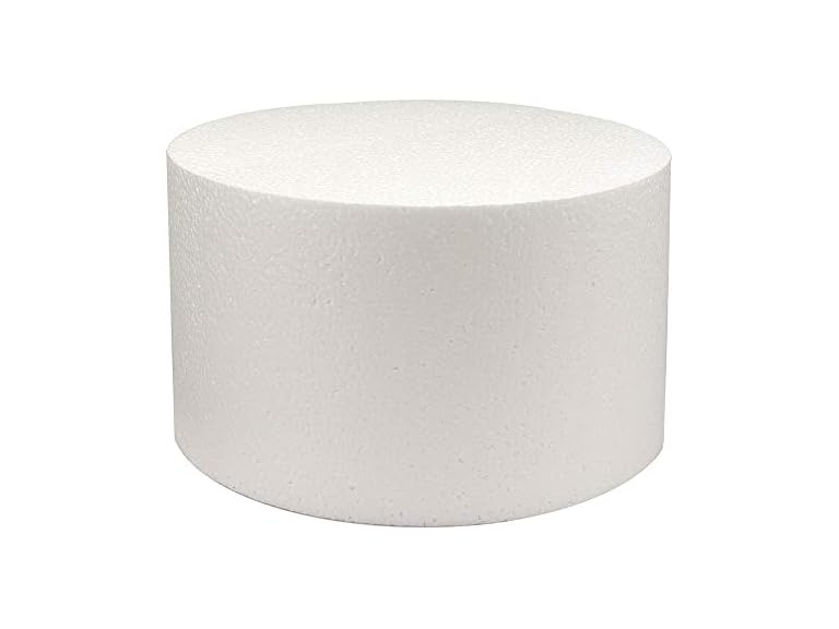 BakeDeco Round Cake Dummy, Styrene
