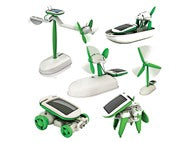 DIY 6-in-1 Solar Robot Vehicles