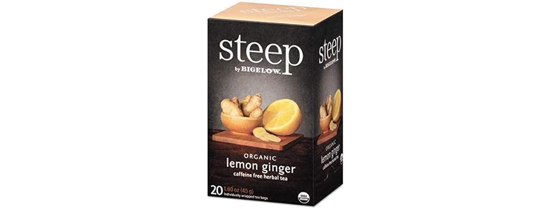 Bigelow Tea Steep Lemon Ginger Organic, 1.55oz