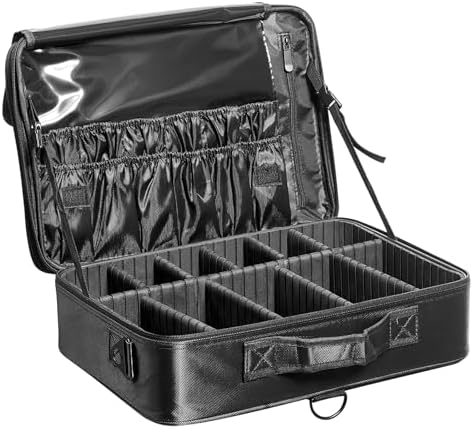 VEVOR Makeup Train Case Large Storage 3