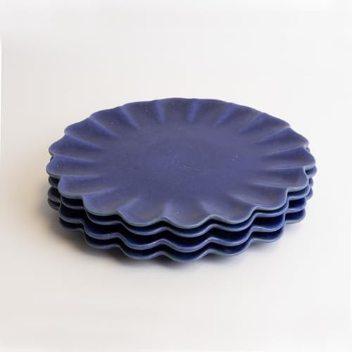 LEMIEUX ET CIE Dhalia 4-Piece Salad Plate Set 