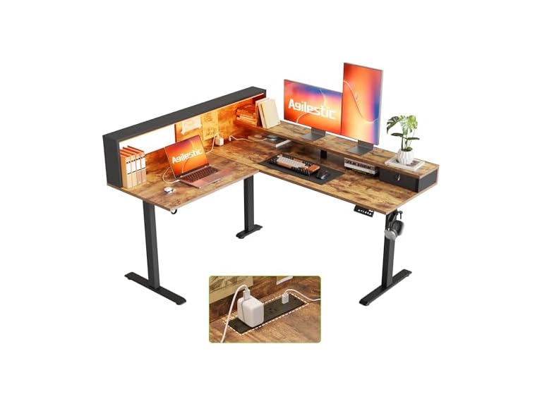 Agilestic Electric Desk with Storage