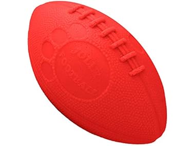 Jolly Pets Football Dog Toy, 8 Inches, Orange