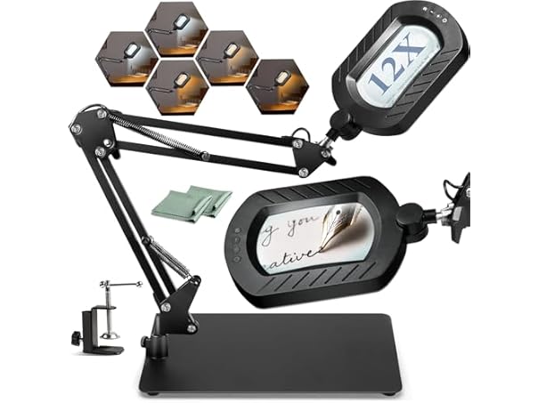Toolastra magnifying glass with light