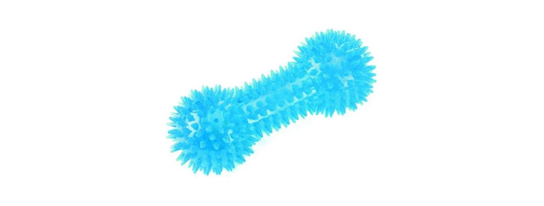 Gor Pets Flex Squeaky Dumbbell Dog Chew Toy D