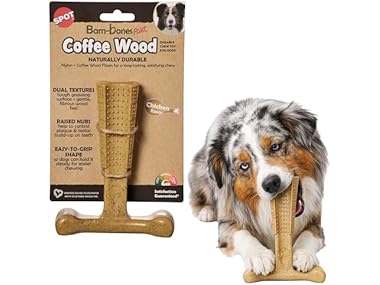 SPOT Bam-Bones Plus Coffee Wood T-Bone- 6"