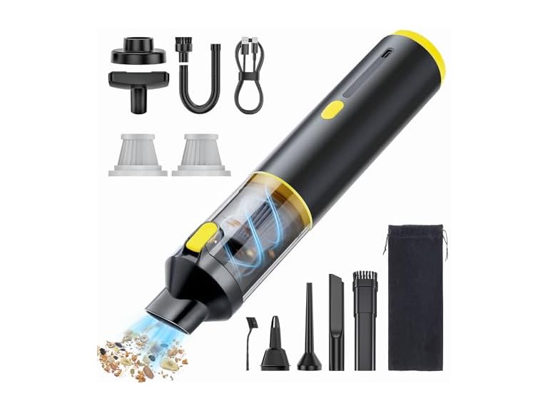 CROS Car Vacuum Cordless, 21000Pa Powerful Suction