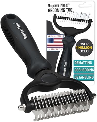 Double Sided Pet Grooming Brush 2-Pack