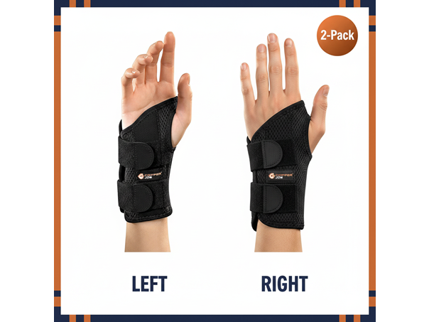 Copper Joe Wrist Support Double Combo