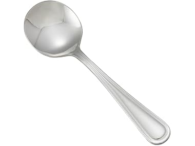 Winco 0021-04 - Continental Bouillon Spoon, 18