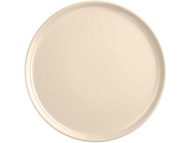 Emile Henry Ceramic Dinner Plate  11" Clay/Cream