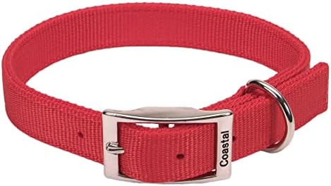 Coastal Pet - Double-Ply Dog Collar, Red, 1" x 24"