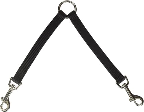 Hamilton Coupler for Two Walking Dogs, Black