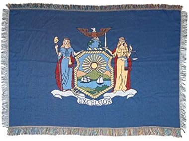 State Flag Woven Tapestry Throw Blanket