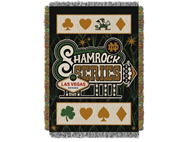 Notre Dame Shamrock Series Blanket