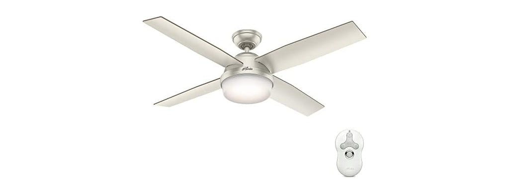 Hunter Fan 52" Contemporary Matte Nickel I/O