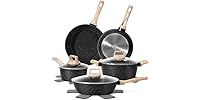 12 Pcs Nonstick Pots and Pans Set