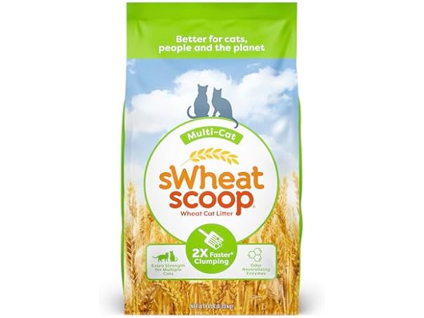sWheat Scoop Natural Wheat Multi-Cat Litter