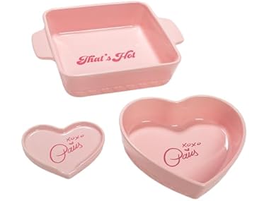 Paris Hilton 3-Piece Ceramic Baker Set
