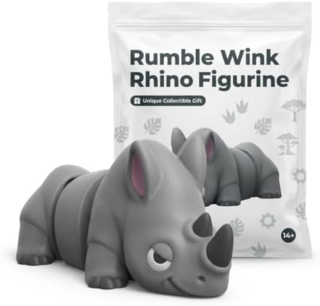 Generic Rumble Wink Rhino Collectible Figurine -