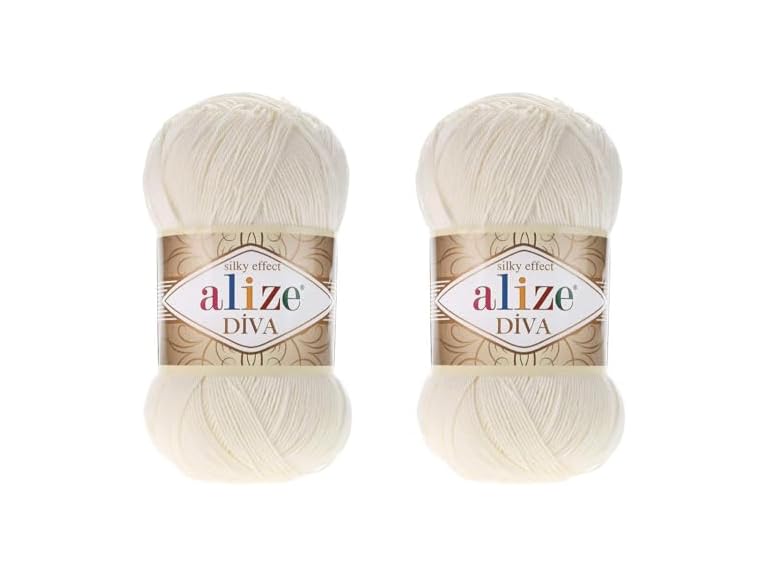 Alize Diva Yarn 100% Microfiber 2-Skein