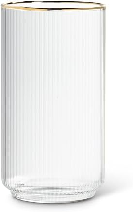 Abbott Collection Tight Vertical Optic Highball with Gold