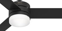 Hunter Fan 54" Ceiling Fan, Black