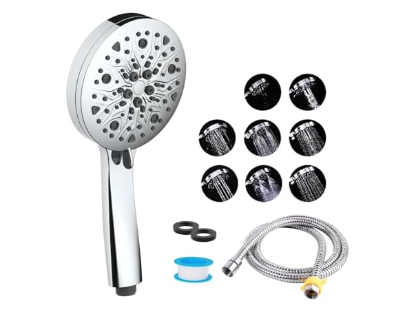 High Pressure Shower Head 8 Settings