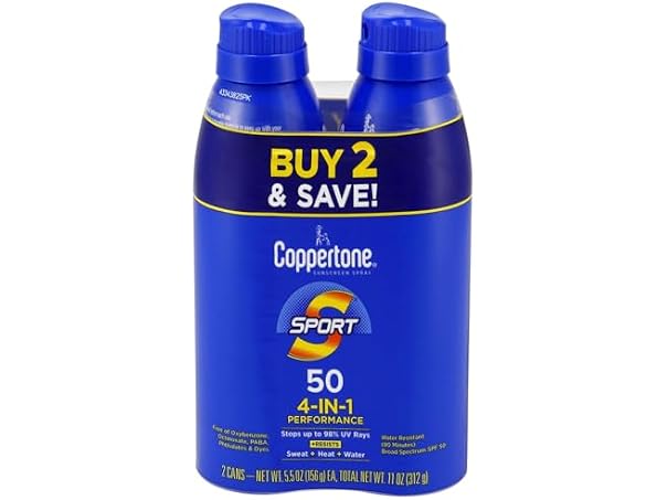 Coppertone Sport SPF 50 Sunscreen 2pk