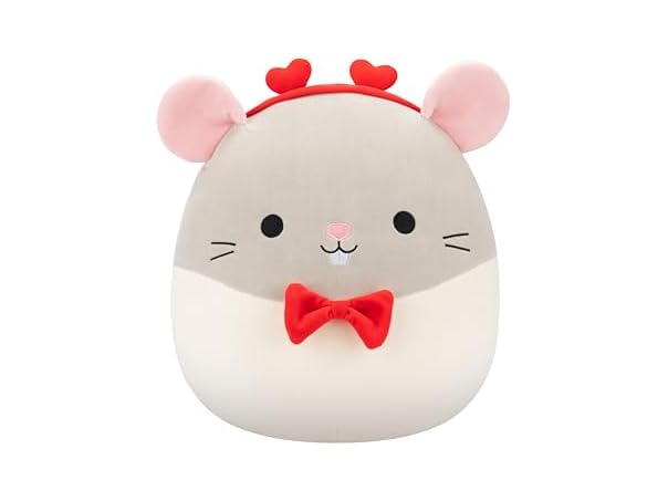 Squishmallows 14in Rusty The Grey Rat Large