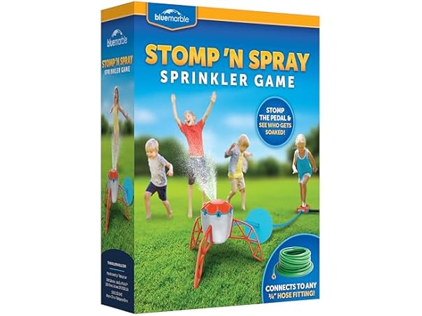 Blue Marble Stomp 'N Spray Outdoor Sprinkler Game