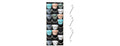 24 Pocket Over Door Hat Organizer