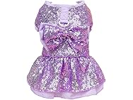 Tangpan Sequins Bow-Knot Pet Dance Dress Dog