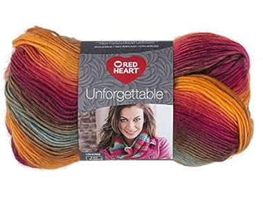RED HEART Unforgettable Yarn, Sunrise