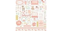 It's A Girl Cardstock Stickers 12x12"