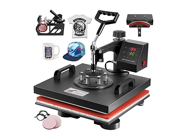 TOPDEEP 5-in-1 Heat Press Machine 15x15"