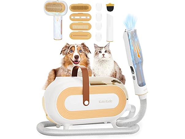 Pet Grooming Vacuum kit Dog Hair Vacuum & Dog Brush