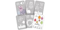 NAKLEO Easter Painting Stencils Set 5 A4