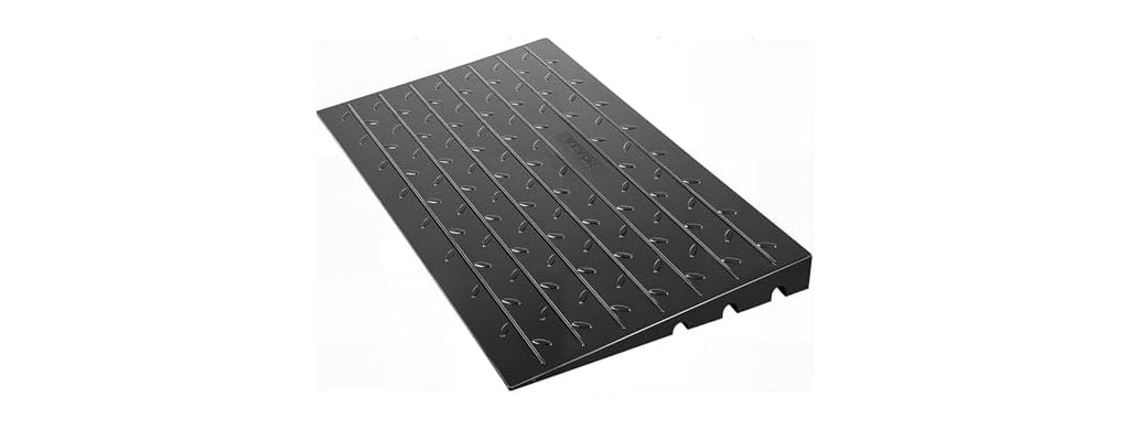 Rubber Threshold Ramp, 4\" Rise Threshold Ramp