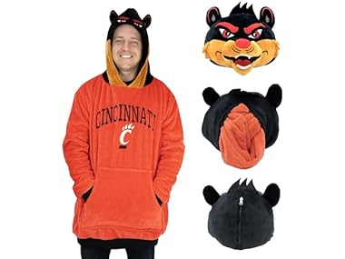 Bearcats Wearable Hoodie Blanket